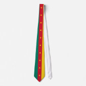 Patriotic Cameroon Flag Neck Tie ネクタイ (正面)