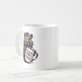 Patriotic Capybara Coffee Mug コーヒーマグカップ (正面左)