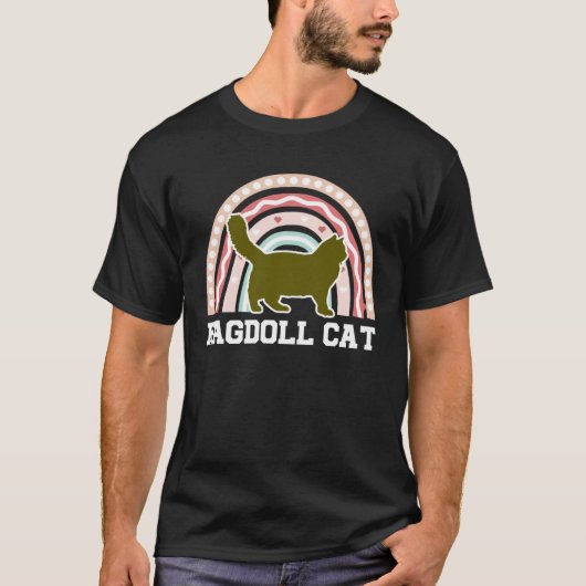 patriotic cat ragdoll cat kittens tシャツ (正面)