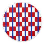 Patriotic Checkerboard Ceramic Knob セラミックノブ (正面)