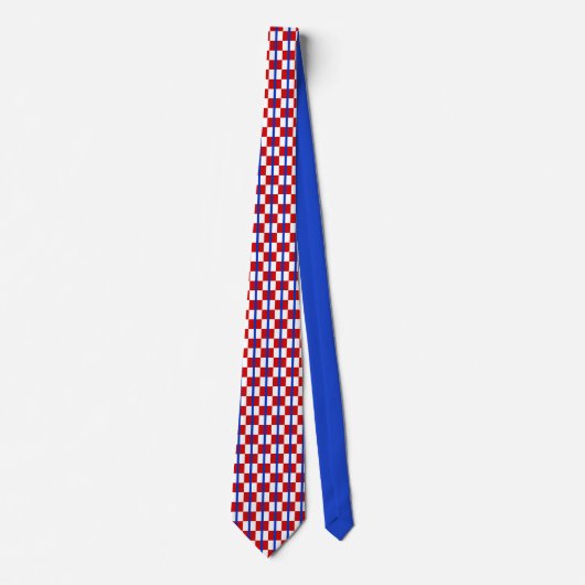 Patriotic Checkerboard Necktie ネクタイ (正面)