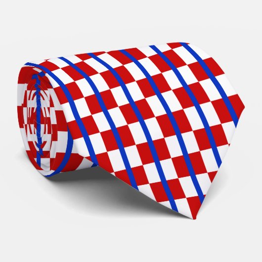 Patriotic Checkerboard Necktie ネクタイ (ロール)