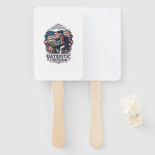 Patriotic Chess Player Vector Graphic Tee ハンドファン (正面&裏面)