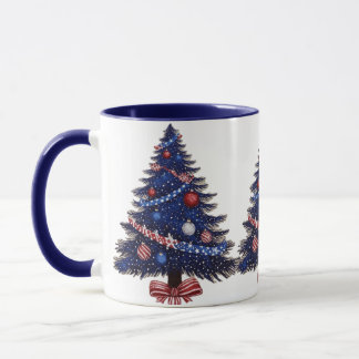 Patriotic Christmas Mug マグカップ
