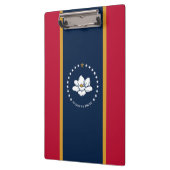 Patriotic Clipboard with flag of Mississippi, USA クリップボード (左)
