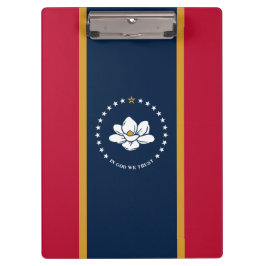 Patriotic Clipboard with flag of Mississippi, USA クリップボード