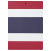 Patriotic Clipboard with flag of Thailand クリップボード (裏面)