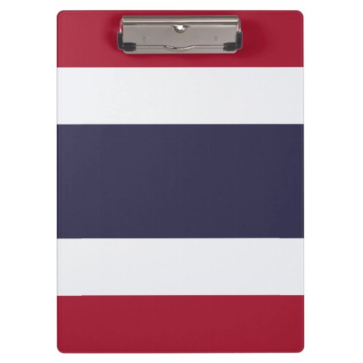 Patriotic Clipboard with flag of Thailand クリップボード (正面)