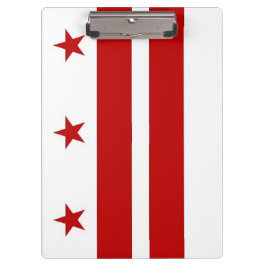 Patriotic Clipboard with Washington DC USA クリップボード