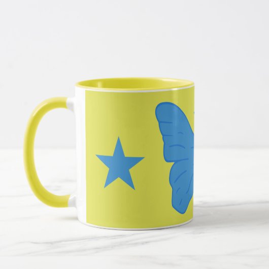 Patriotic Combo Mug with flag of Bady Bassit マグカップ (左)