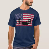 Patriotic CV22 Osprey American flag Tシャツ (正面)