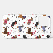 Patriotic Dachshund Case-Mate iPhoneケース (裏面 (横))