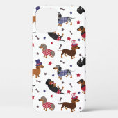 Patriotic Dachshund Case-Mate iPhoneケース (裏面)