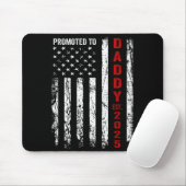 Patriotic Dad Promoted To Daddy Est 2025 New Dad 2 マウスパッド (マウス)