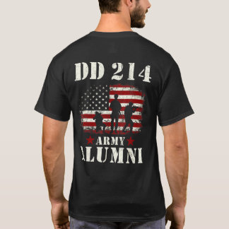Patriotic Dd 214 Alumni Dd214 Military Veteran Day Tシャツ