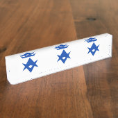 Patriotic desk nameplate with Flag of Toyota デスクネームプレート (側面)