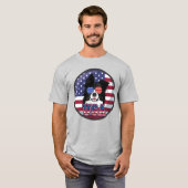 Patriotic Dog USA  Tシャツ (正面フル)
