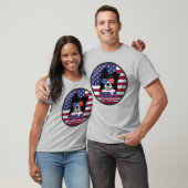 Patriotic Dog USA  Tシャツ (ユニセックス)