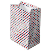 Patriotic Dots Gift Bag ミディアムペーパーバッグ (裏面アングル)