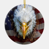 Patriotic Eagle – 戻る セラミックオーナメント (正面)