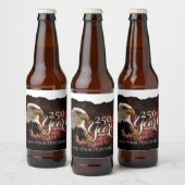 Patriotic Eagle 250 Years Beverage Label ビールラベル (ボトル)