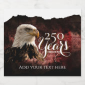 Patriotic Eagle 250 Years Beverage Label ビールラベル (シングルラベル)