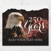 Patriotic Eagle 250 Years Beverage Label リキュールボトルラベル (シングルラベル)