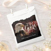 Patriotic Eagle 250 Years Party Favor Bags フェイバーバッグ (クリップ留めされた状態)