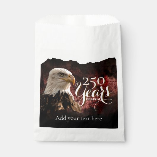 Patriotic Eagle 250 Years Party Favor Bags フェイバーバッグ (正面)
