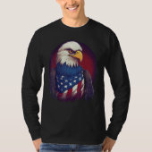 Patriotic Eagle 4th Of July_3 Tシャツ (正面)