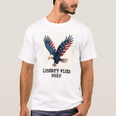 Patriotic Eagle - 7月ヴィンテージ4日 Tシャツ (正面)