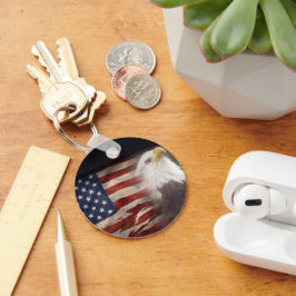 Patriotic Eagle Keychain – American Freedom Gift キーホルダー