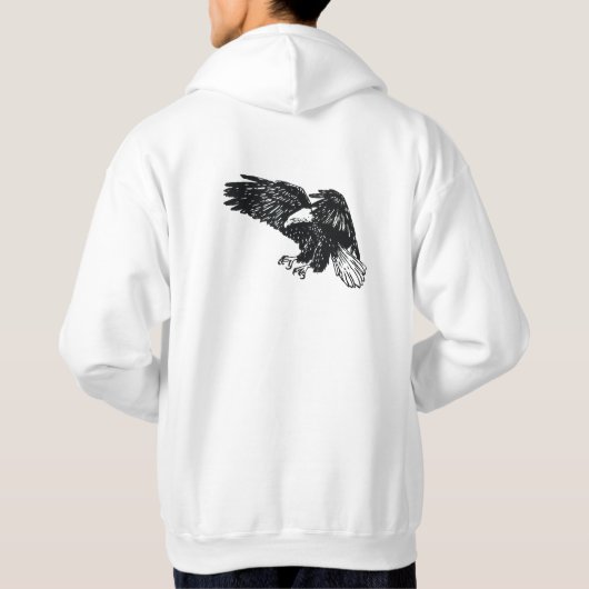 Patriotic Eagle Mark Elsen パーカ (裏面)