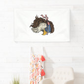 Patriotic Eagle Mullet Vintage Engraving Vector De 横断幕 (インサイチュ)