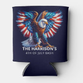 Patriotic Eagle USA 7月4日 缶クーラー (正面)