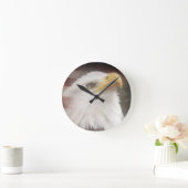 Patriotic Eagle Wall Clock – American Decor ラウンド壁時計 (ホーム)