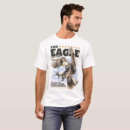 Patriotic Eagle with “The American Eagle” Tシャツ (正面フル)