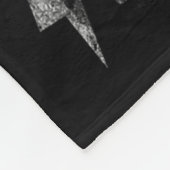 Patriotic Electrician American Flag Fathers Day  フリースブランケット (角)