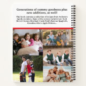 Patriotic Family Recipe Book Spiral Notebook ノートブック (裏面)