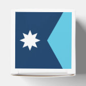 Patriotic favor box with Flag of Minnesota, USA フェイバーボックス (上部)