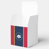 Patriotic favor box with Flag of Mississippi, USA フェイバーボックス (オープン)