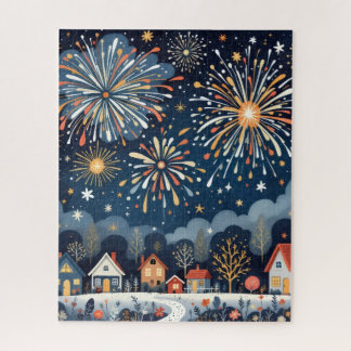 Patriotic Fireworks Art Puzzle ジグソーパズル