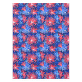 Patriotic Fireworks / Red White Blue Party  テーブルクロス (正面)