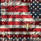 Patriotic Flag Blanket Eagle Pride for the Fourth フリースブランケット