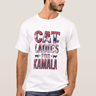 Patriotic Flag Colours Cat Ladies Tシャツ