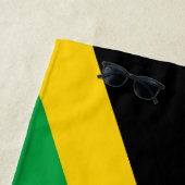 Patriotic Flag of Jamaica ビーチタオル (インサイチュ)