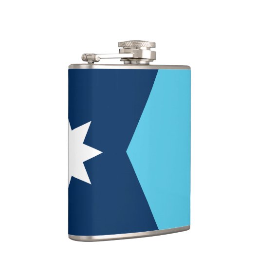 Patriotic flask with Flag of Minnesota, USA フラスク (右)