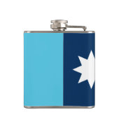 Patriotic flask with Flag of Minnesota, USA フラスク (裏面)