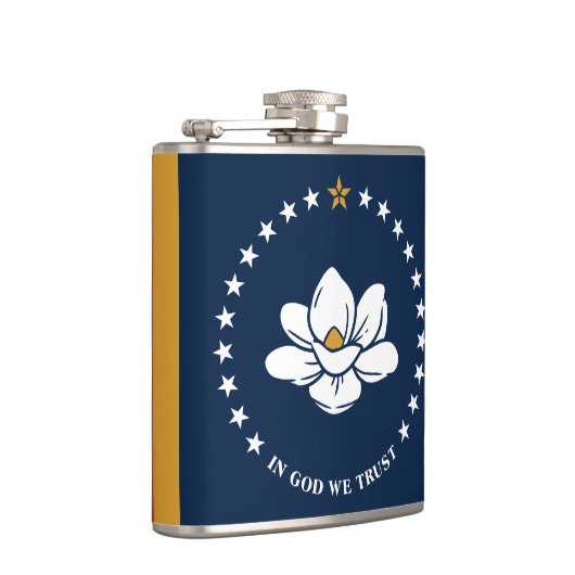 Patriotic flask with Flag of Mississippi State, US フラスク (右)