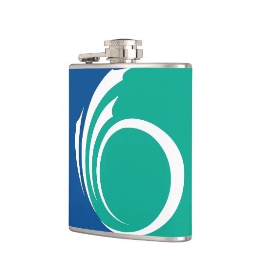 Patriotic flask with Flag of Ottawa, Canada フラスク (左)